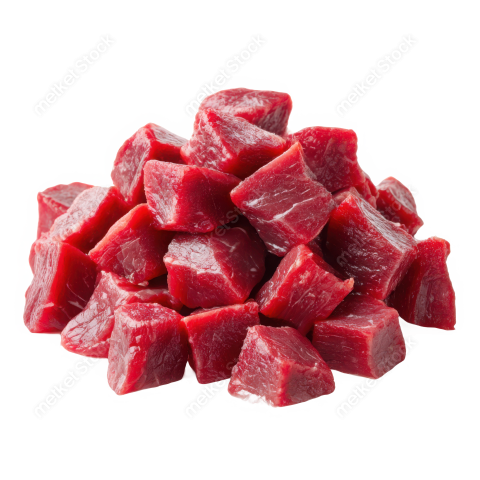 Bdrabiul22 A pile of fresh raw diced beef cubes isolated on a 3cfb652e ef47 4c7c a804 6f91216fbd84 1 attr1 feather