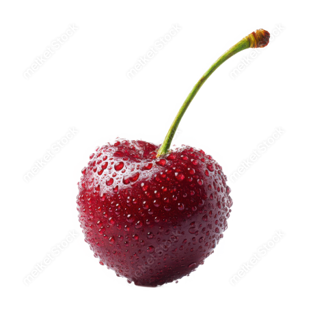 Bdrabiul22 A single fresh ripe red cherry with water droplets f15b408a 1d8f 4d64 adcc da119cbaee76 0 attr1 feather