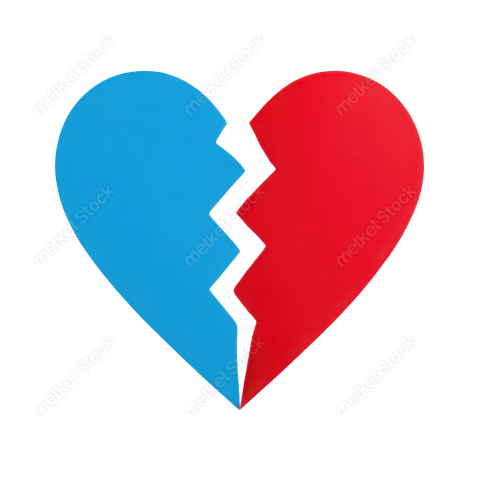 Bdrabiul22 A vector illustration of a broken heart split into 53ee5ab9 02d2 4331 a40a 72152e2763be 3 attr1 feather