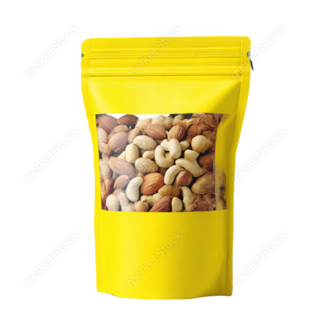 Bdrabiul22 A yellow stand up pouch mockup filled with nuts or 31922d31 b4ab 469e 94c8 bdb657c15ec0 0 attr1 feather