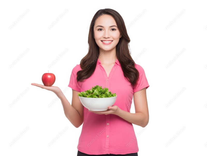 Shahadat0701 72354 A smiling woman extends an apple and a bow ab1d6899 5de9 4005 ac76 0fcb3e39c44a 3 attr1 feather